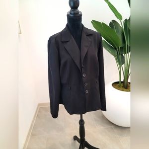 Black 4 button Suit Jacket
